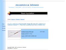 Tablet Screenshot of ms-service.ch